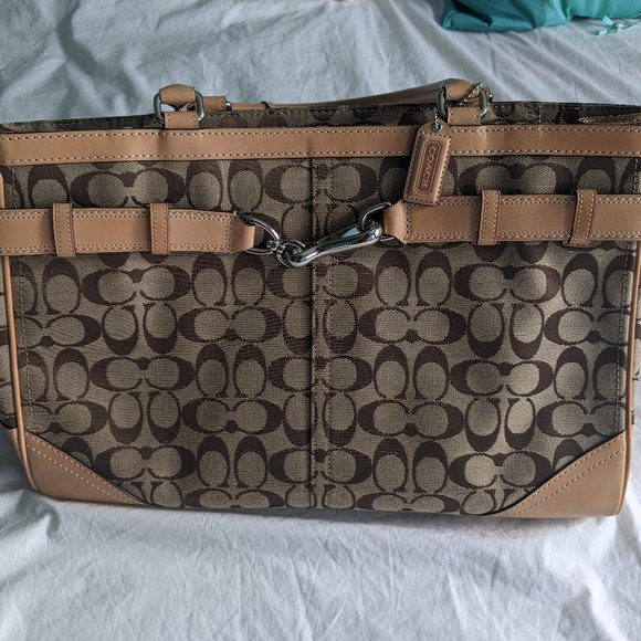 Authentic Coach Canvas Bag - Picture 1 of 6